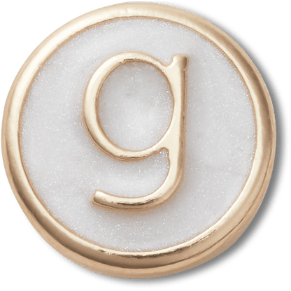 Tiny Pearlized Letter G - US 5404