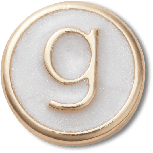 Tiny Pearlized Letter G - US 5404