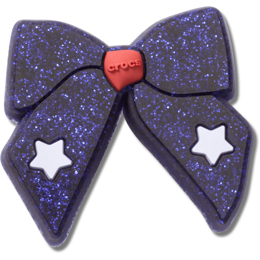 Glittery Blue Bow - US 8024