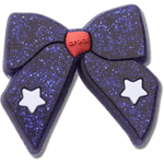 Glittery Blue Bow - US 8024