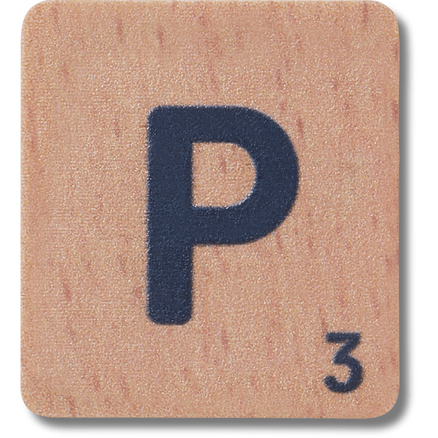 Scrabble P - US 7492