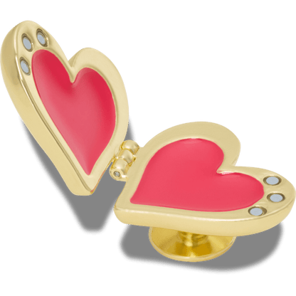 Gold Bubble Locket Heart - US 9020