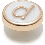 Tiny Pearlized Letter D - US 4617