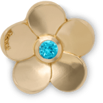 Gold Flower Emblem - US 2371