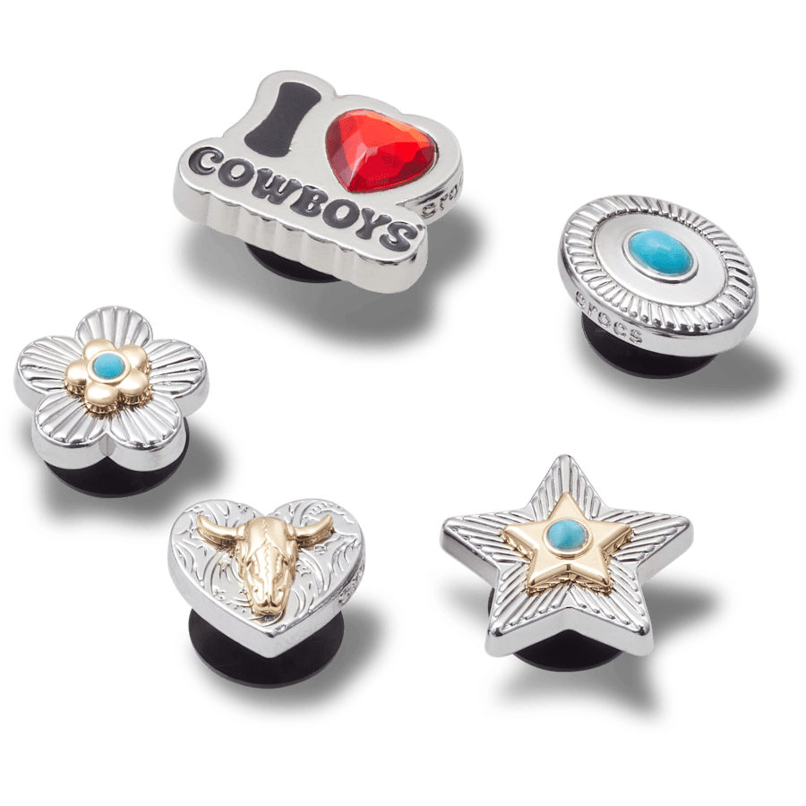 Silver I Heart Cowboy 5 Pack - US 1936