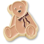 Enamel Teddy Bear - US 3129