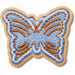Denim Butterfly - US 0006