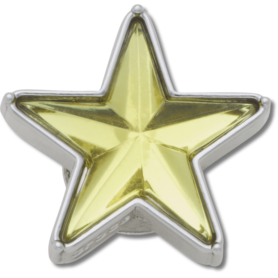 Silver and Green SMT Gem Star - US 6845