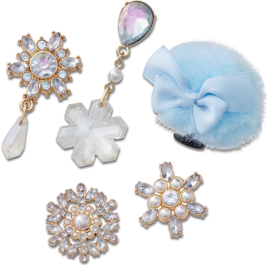 Elevated Snowflake and Puff 5 Pack - US 2812
