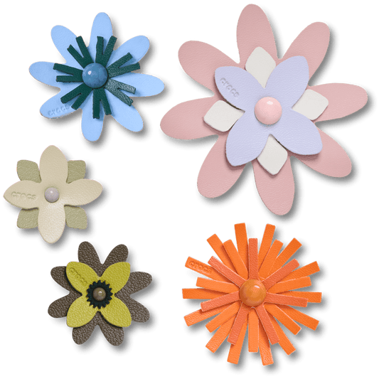 Faux Leather Floral 5 Pack - US 0393