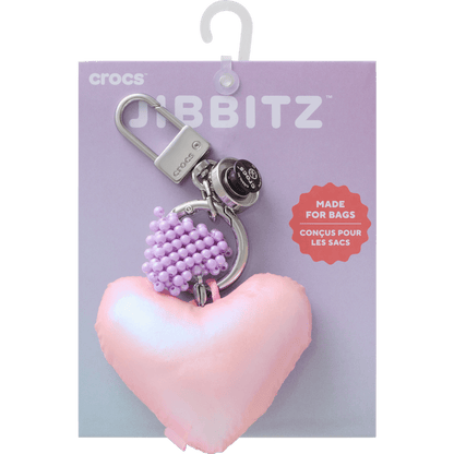 Double Heart Bag Charm - US 0367