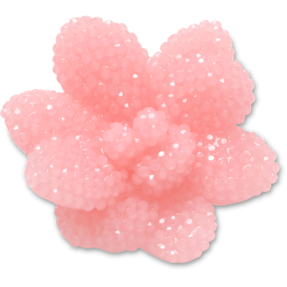 Beaded Pink Flower - US 1020
