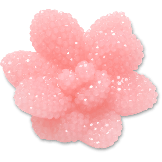 Beaded Pink Flower - US 1020