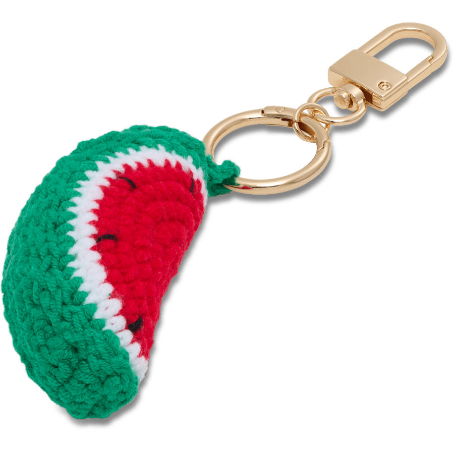 Crochet Watermelon Bag Charm - US 3862