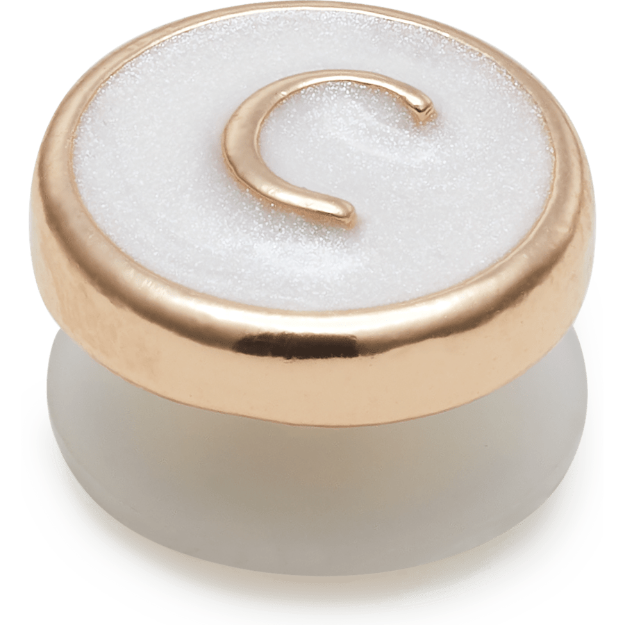 Tiny Pearlized Letter C - US 0922