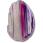 Purple Glass Cut Stone - US 4445