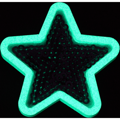 Purple Sequin Star - US 4345