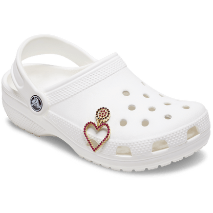 Pink Beaded Heart - US 2497