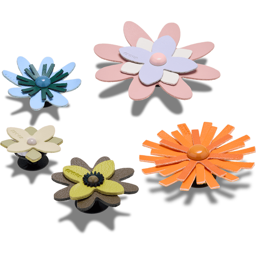 Faux Leather Floral 5 Pack - US 0393
