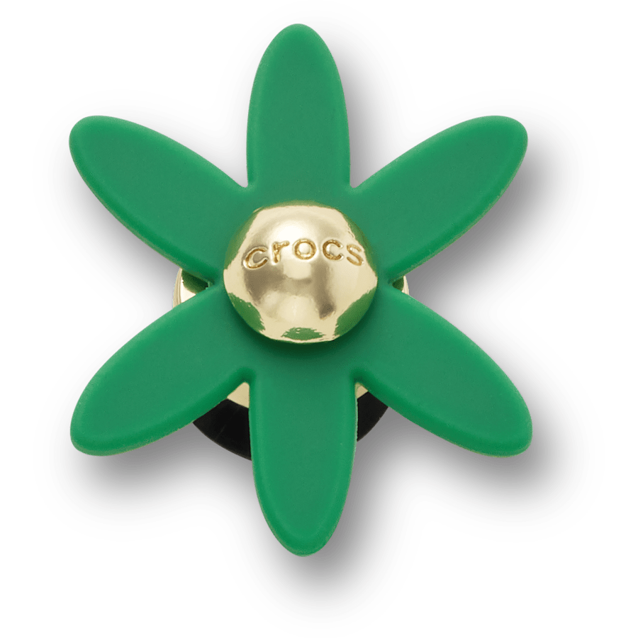 Retro Green Spinner Flower - US 6615