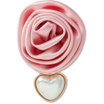 Pink Rose with Pearl Drop - US 0401