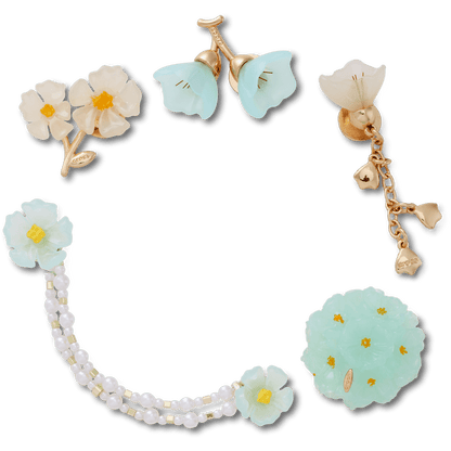 Blue Dainty Floral 5 Pack - US 4311