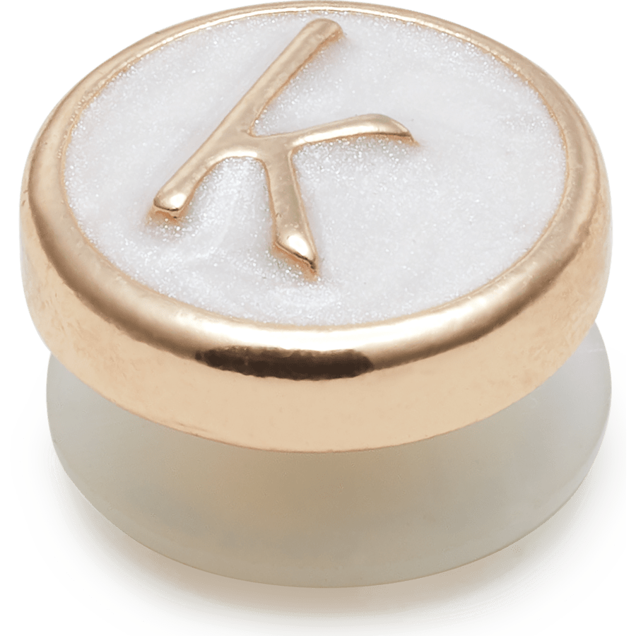Tiny Pearlized Letter K - US 1968