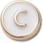 Tiny Pearlized Letter C - US 0922