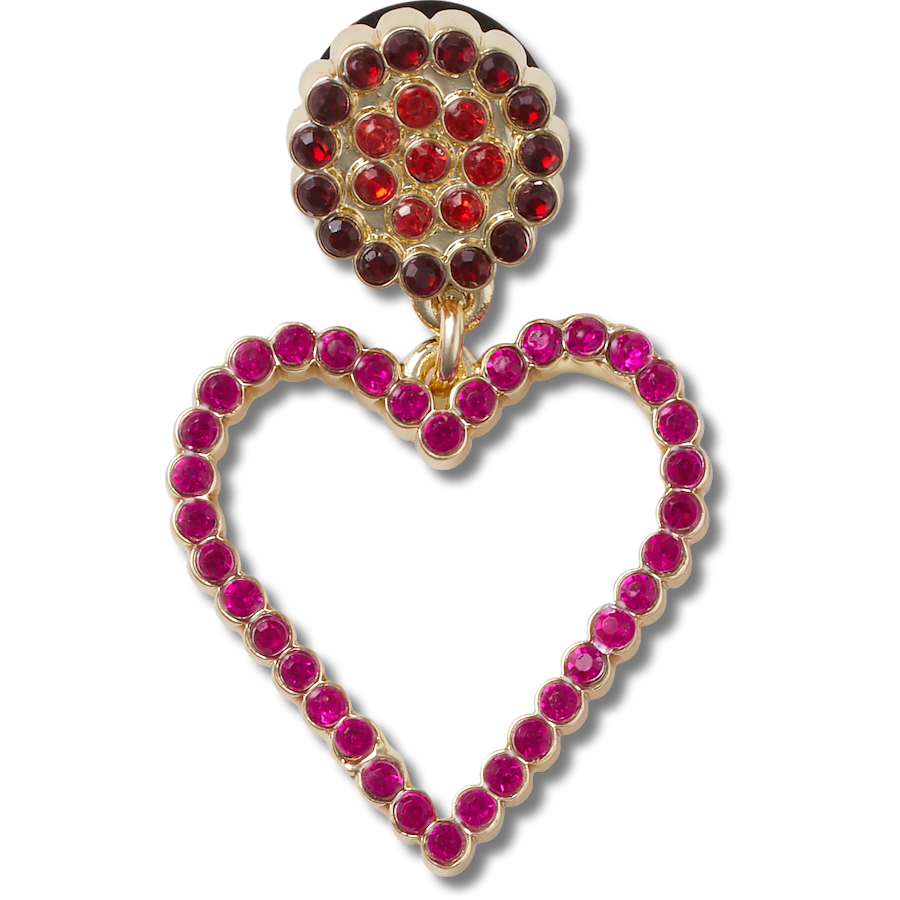 Pink Beaded Heart - US 2497