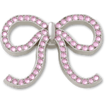 Pink Glittery Bow - US 8841