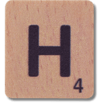Scrabble H - US 0893