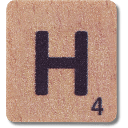 Scrabble H - US 0893