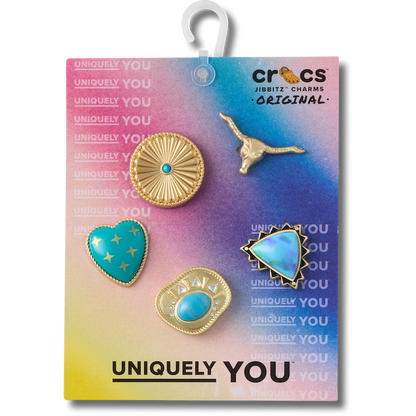Gold Turquoise Western 5 Pack - US 9158