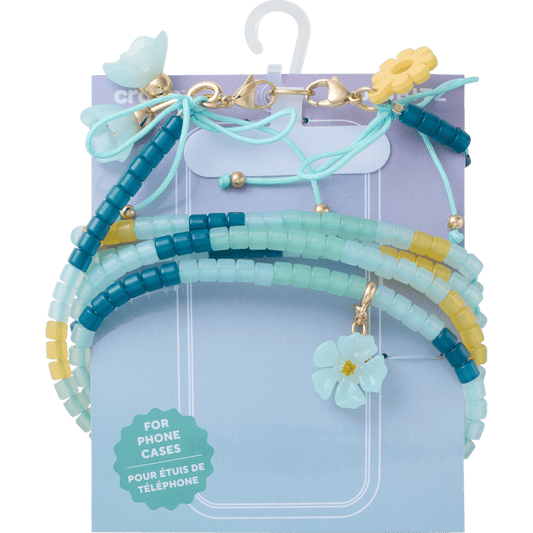 Floral and Pearl Crossbody Phone Chain - US 1709