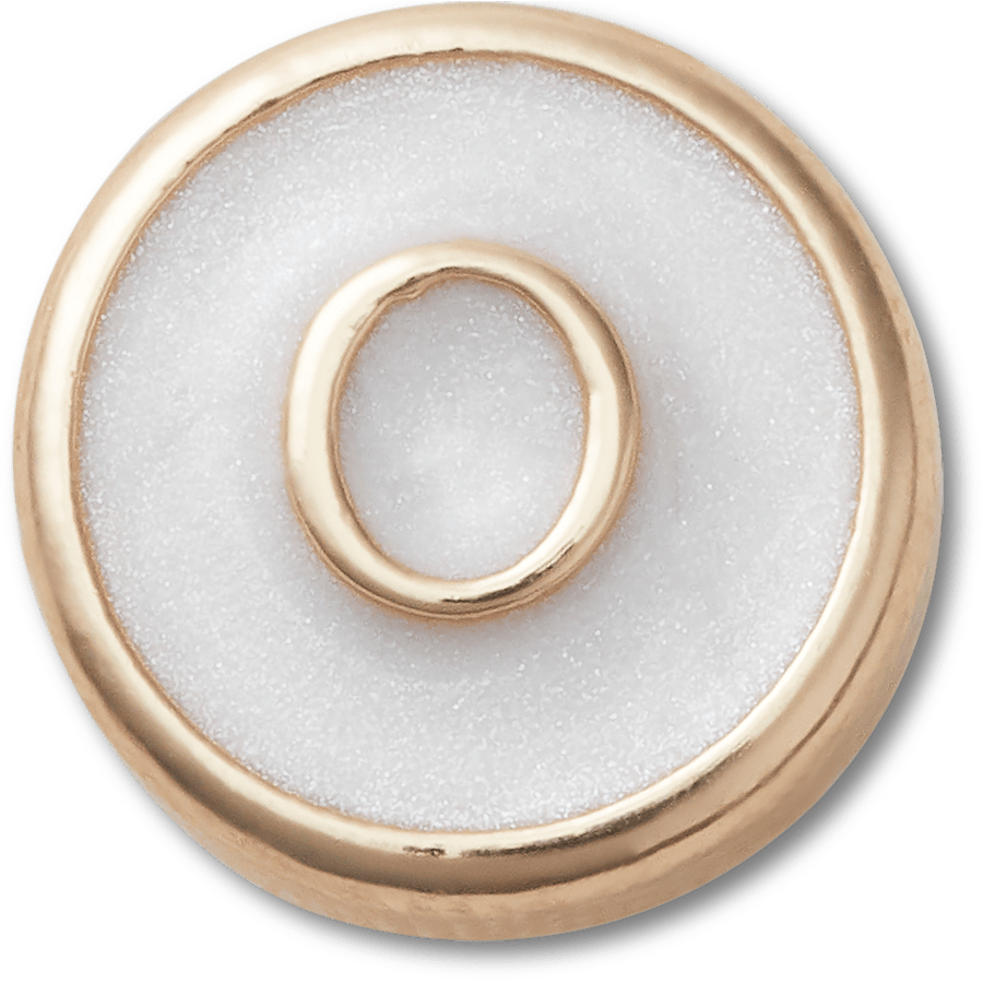 Tiny Pearlized Letter O - US 0729