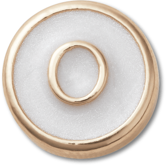 Tiny Pearlized Letter O - US 0729