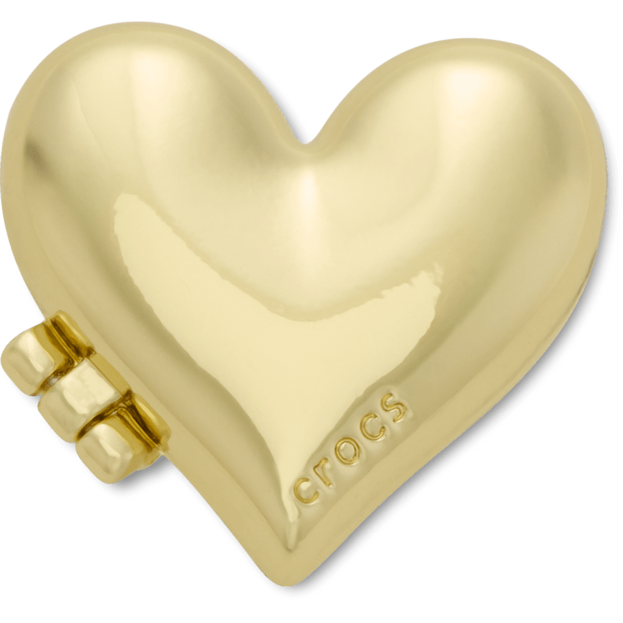 Gold Bubble Locket Heart - US 9020