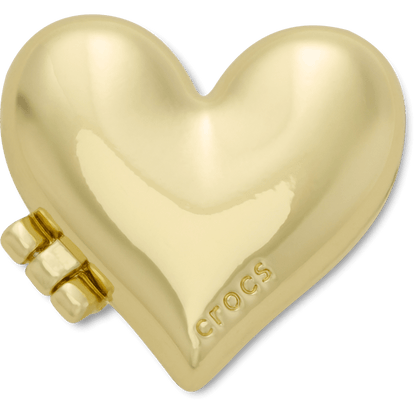 Gold Bubble Locket Heart - US 9020