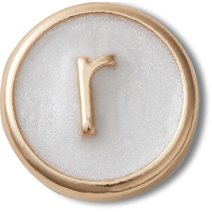 Tiny Pearlized Letter R - US 0222