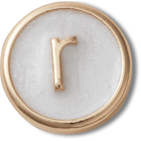 Tiny Pearlized Letter R - US 0222