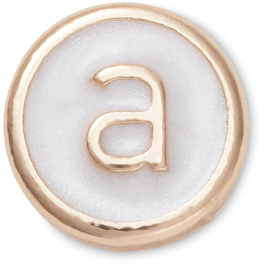 Tiny Pearlized Letter A - US 3025