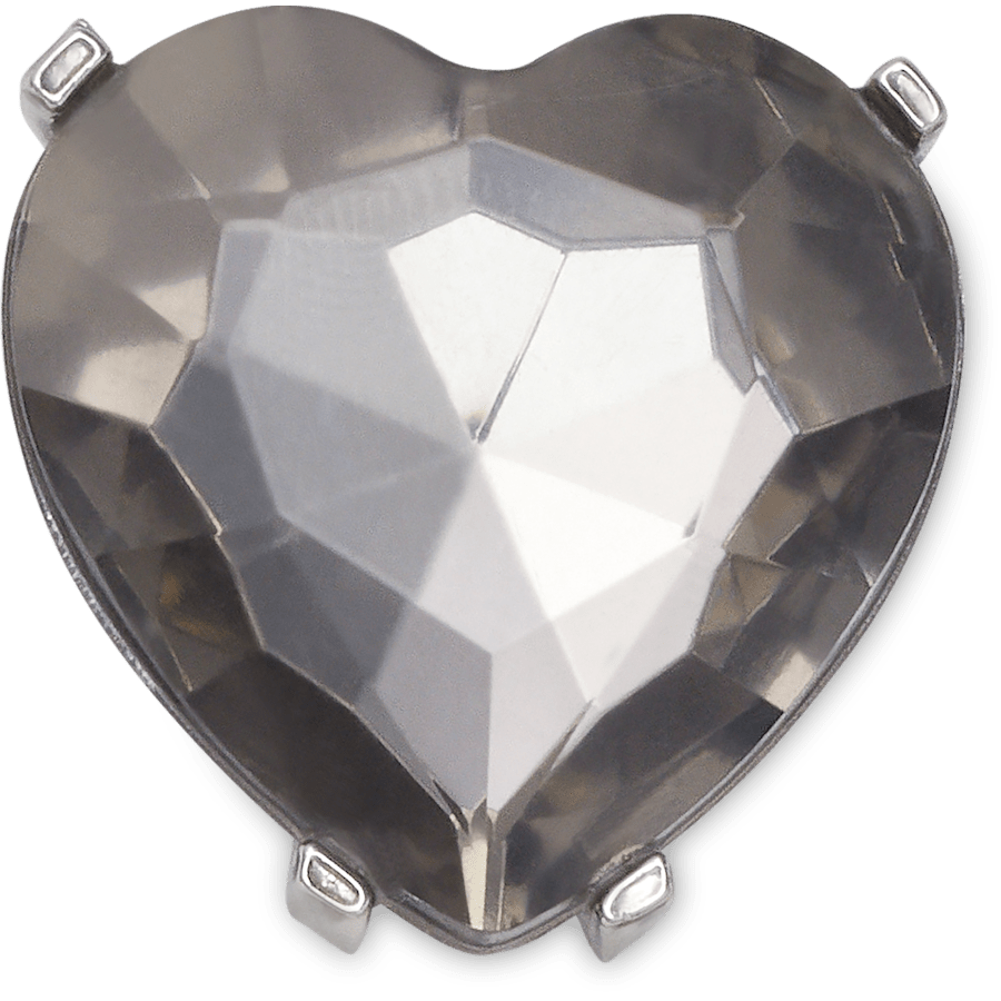 Charcoal Heart Gem - US 3849