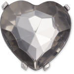 Charcoal Heart Gem - US 3849