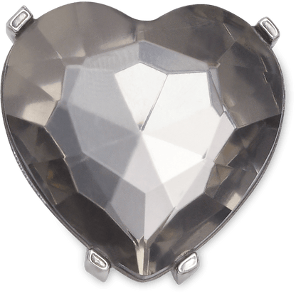 Charcoal Heart Gem - US 3849