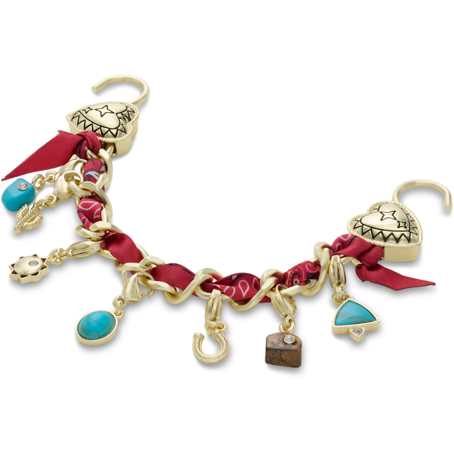 Gold Bandana Rivet Chain - US 9270