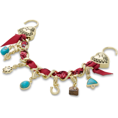 Gold Bandana Rivet Chain - US 9270