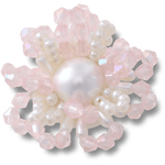 Beaded Pearl Flower - US 5229