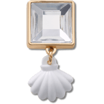 Silver Seashell Dangle - US 6760