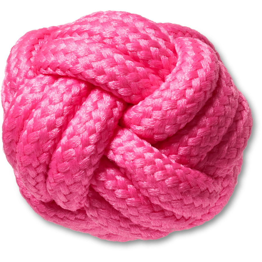 Pink Knotted Puff - US 3281