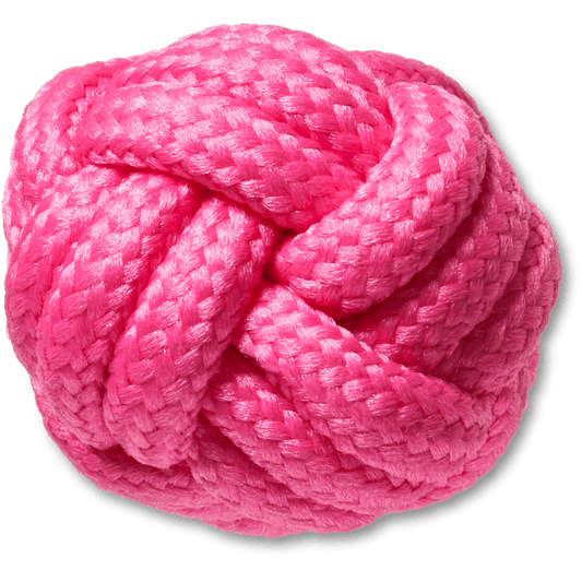 Pink Knotted Puff - US 3281